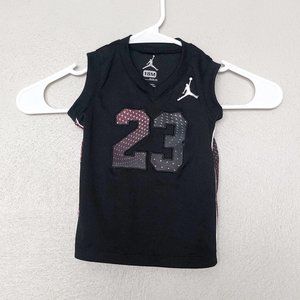 AIR JORDAN 23 V-Neck Sleeveless Jersey SZ 18M